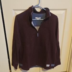 Orvis Purple Quarter-Zip Sweater